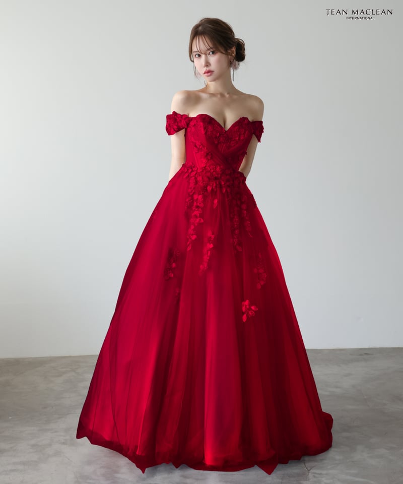 JEAN MACLEAN】オフショル/グラデーション/姫/LongDress【51954】