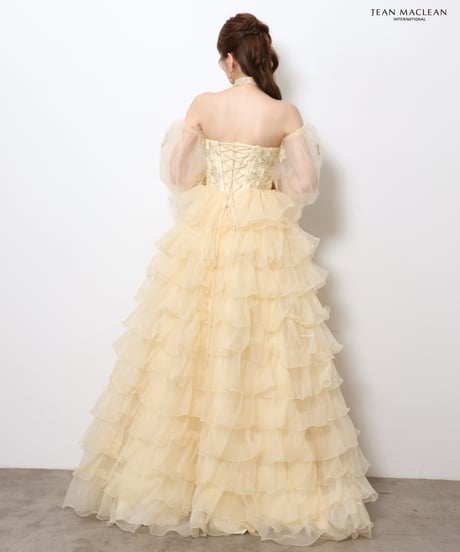 【JEAN MACLEAN】ベア/プリンセス/スリーブ付き/レース/LongDress【61178】