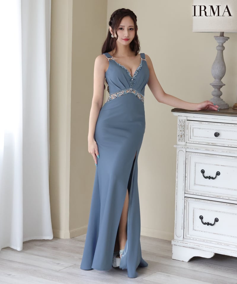 IRMA】ワンカラー/刺繡/カットアウト/スリット入り【41662】 | IRMA  