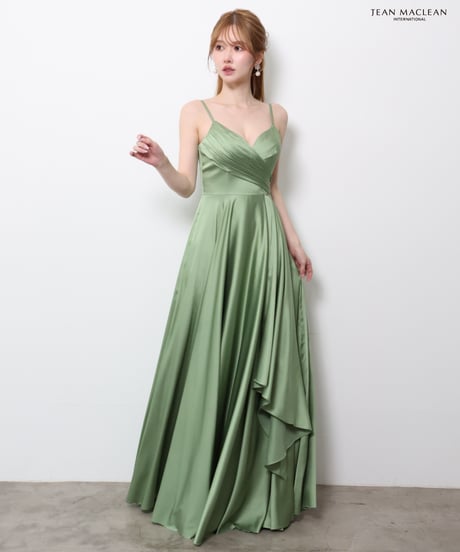 【JEAN MACLEAN】キャミ/サテン/LongDress【61174】