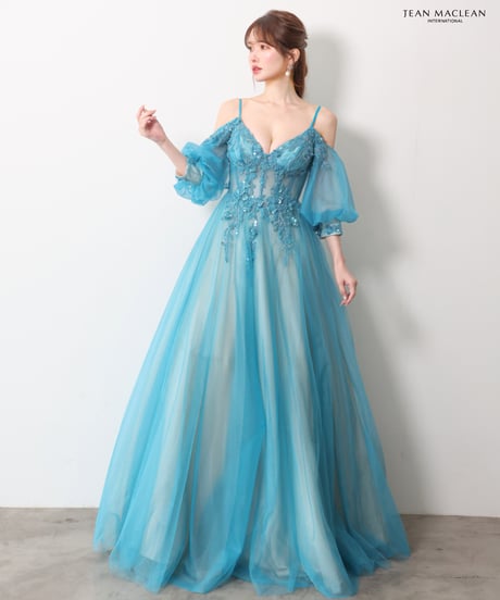 【JEAN MACLEAN】ネット/スリーブ付き/プリンセス/LongDress【61205】
