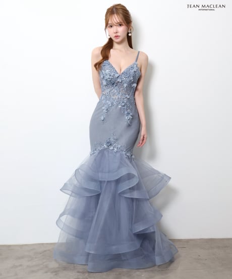【JEAN MACLEAN】ネット/モチーフレース/マーメイド/LongDress【61176】