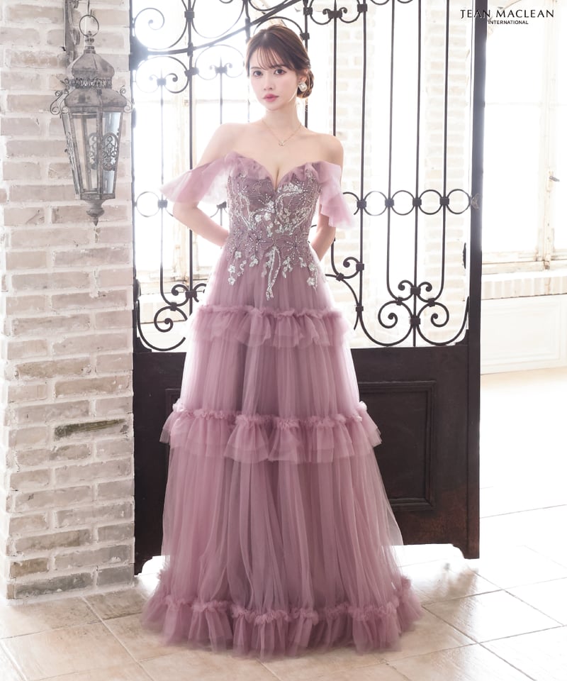 JEAN MACLEAN】オフショル/ネット/姫/LongDress【51805】 | IR