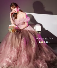 【JEAN MACLEAN】オフショル/フラワー/姫/LongDress【61124】