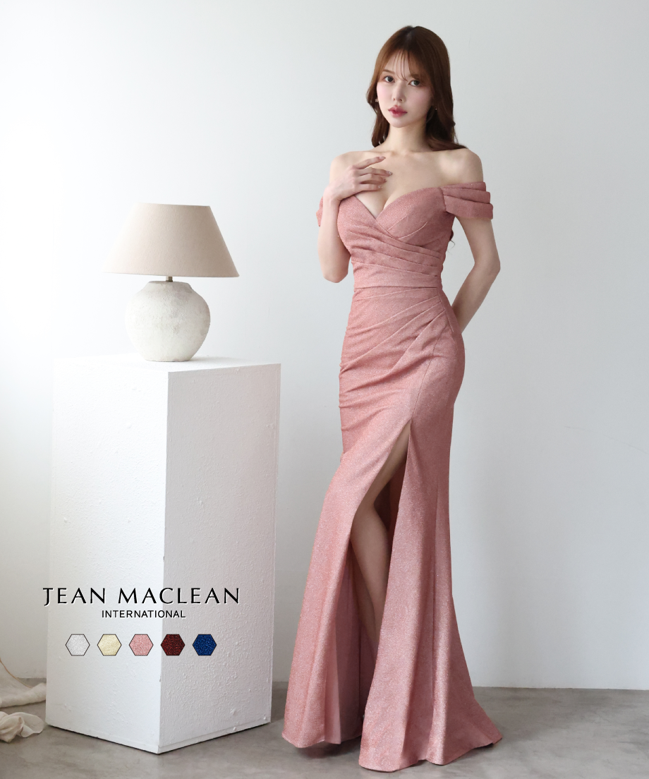 JEAN MACLEAN 美品実物写真あり JEAN MACLEAN】ネット/刺繡/姫/オフショル/LongDress【51907】 |