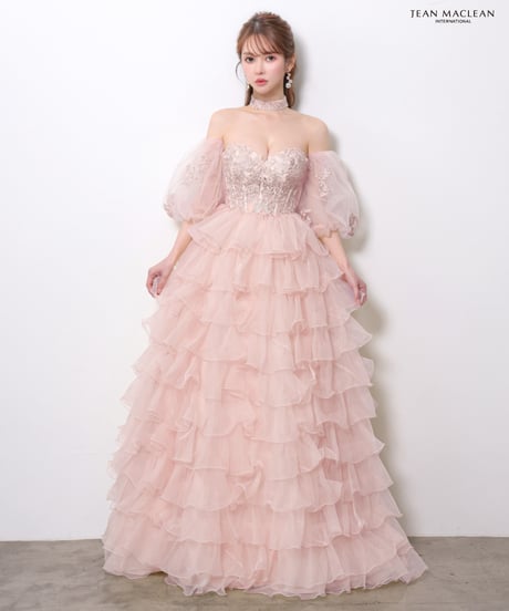 【JEAN MACLEAN】ベア/プリンセス/スリーブ付き/レース/LongDress【61178】