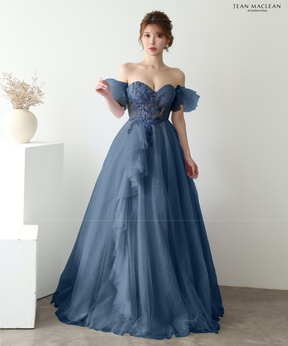 JEAN MACLEAN】スリーブ付き/ベア/姫/LongDress【51932】 | IR