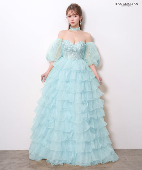 【JEAN MACLEAN】ベア/プリンセス/スリーブ付き/レース/LongDress【61178】