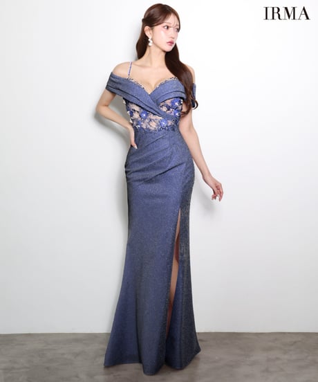 【JEAN MACLEAN】オフショル/ラメニット/LongDress【61170】