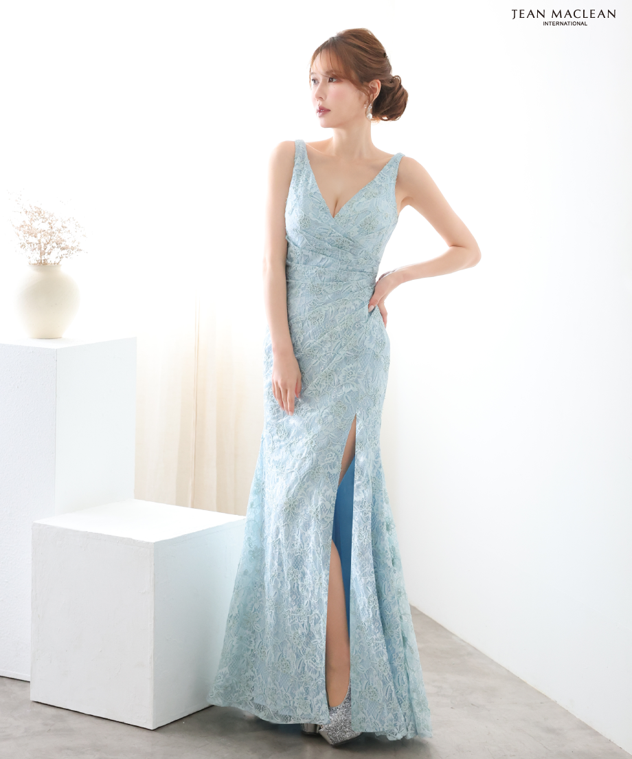 JEAN MACLEAN】ラメ糸混レース//LongDress【51930】 | IRMA
