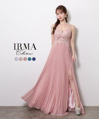 【JEAN MACLEAN】ラメプリーツ/LongDress【61116】