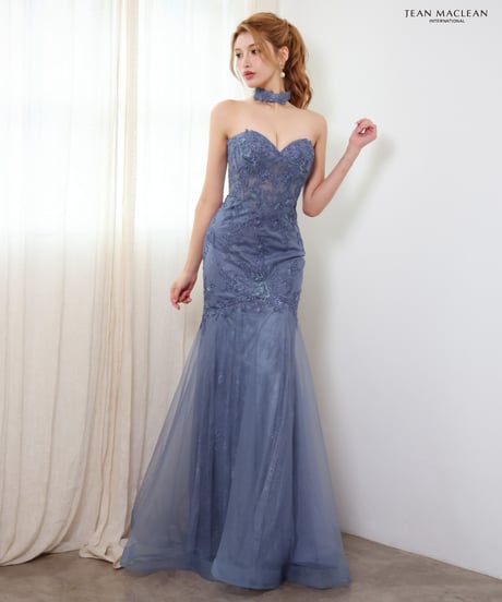 【JEAN MACLEAN】ベア/レース/マーメイド/LongDress【61322】