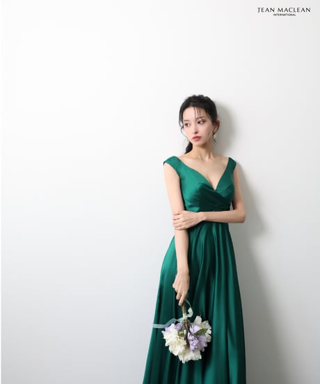 【JEAN MACLEAN】サテン/LongDress【51949-2】