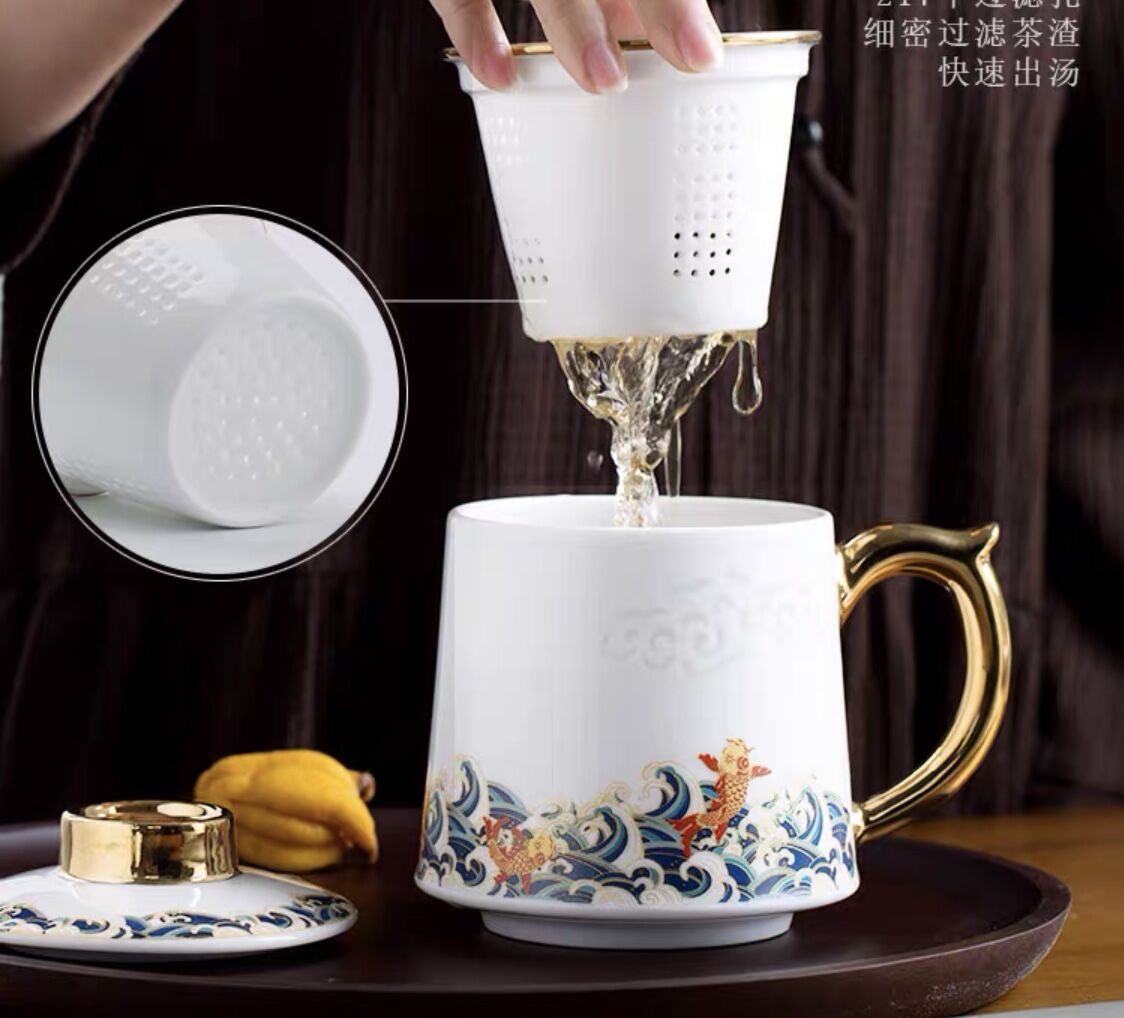 MC7 玉瓷透かしマグカップ | 中国茶専門店GUDDI MC7 玉瓷透かしマグカップ | 中国茶専門店GUDDI