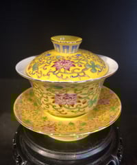 GW12 青花磁蓋椀「山水」 | 中国茶専門店GUDDI