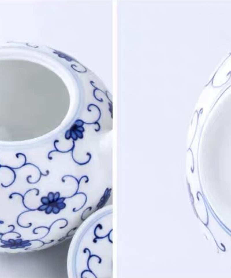 CH2 青花茶壺 「蝶恋」 | 中国茶専門店GUDDI