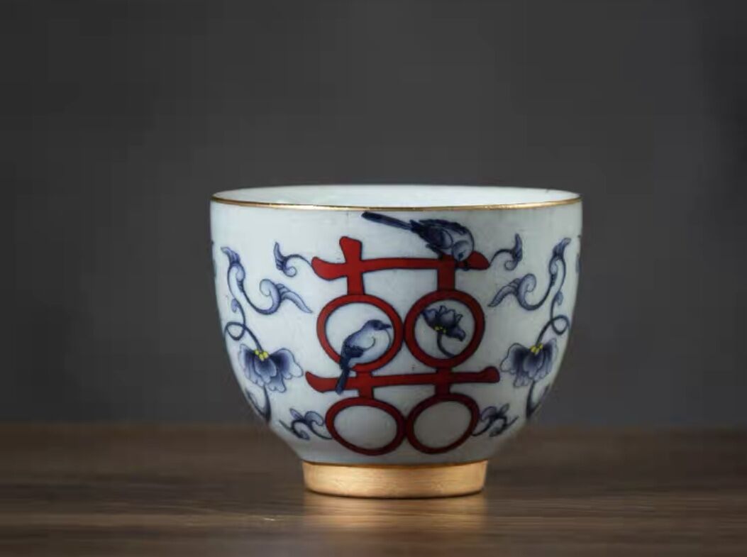 CH304 茶杯&茶盤「喜楽」 | 中国茶専門店GUDDI