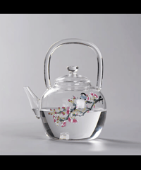 中国 古七宝琺瑯彩 百花文様 蓋壷 大茶壷 重さ約3.8kg F R5644B