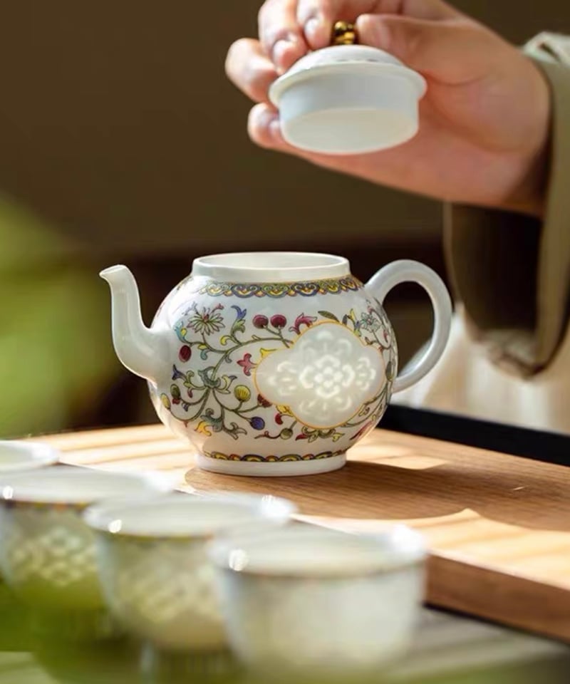 中国　飴釉　扁壷　花器　V　R6385 中国 飴釉 扁壷 花器 V R6385