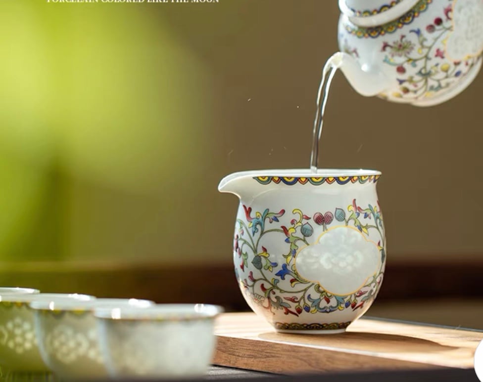 CS131 青花磁茶器「如意」 | 中国茶専門店GUDDI