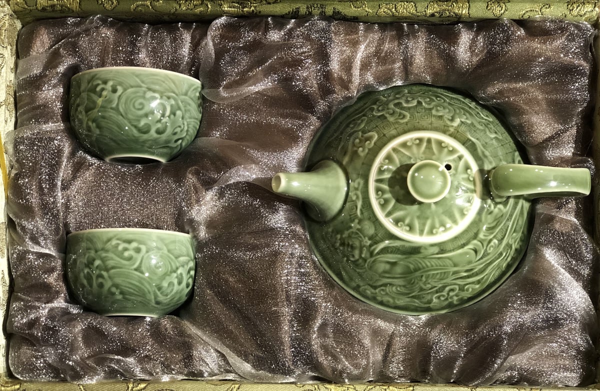 中国翡翠古茶器セット CS101茶器セット「翡翠」 | 中国茶専門店GUDDI
