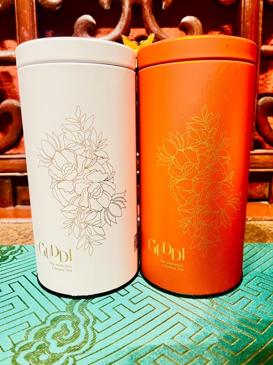 G18 紅白茶缶セット🎁 | 中国茶専門店GUDDI