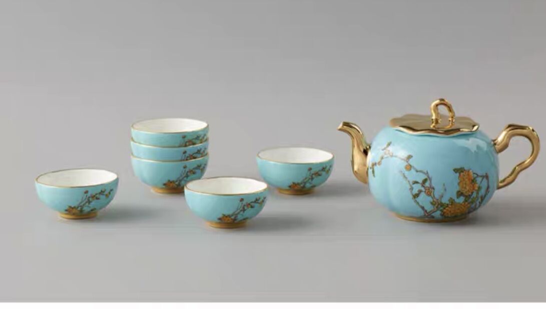 CS151 茶器セット「藍貴妃」 | 中国茶専門店GUDDI