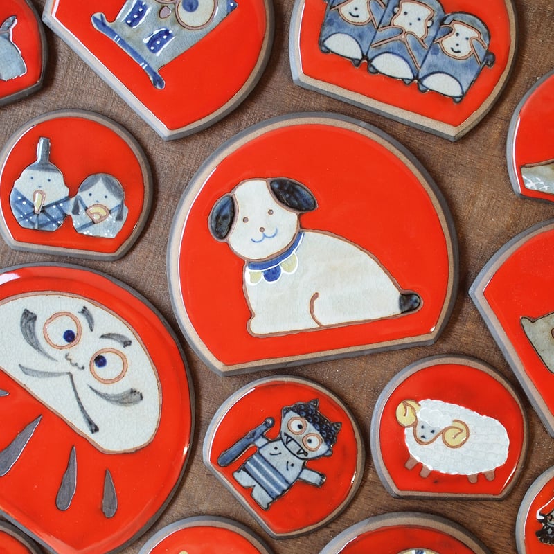 陶板飾り (大） | sen no STORE