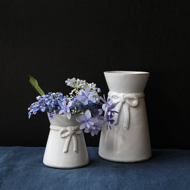 flare vase／White | sen no STORE