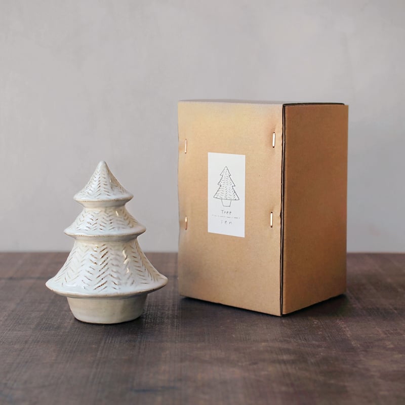 陶器製ツリー 陶製 ツリー 花月窯 クリスマス ランプシェード