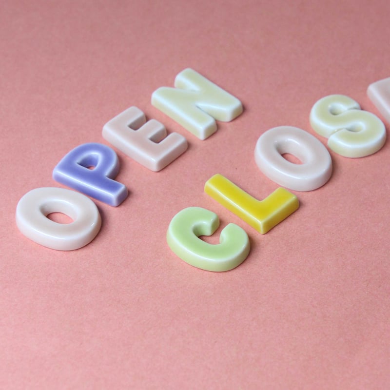 アルファベットA〜N 箸置き | sen no STORE