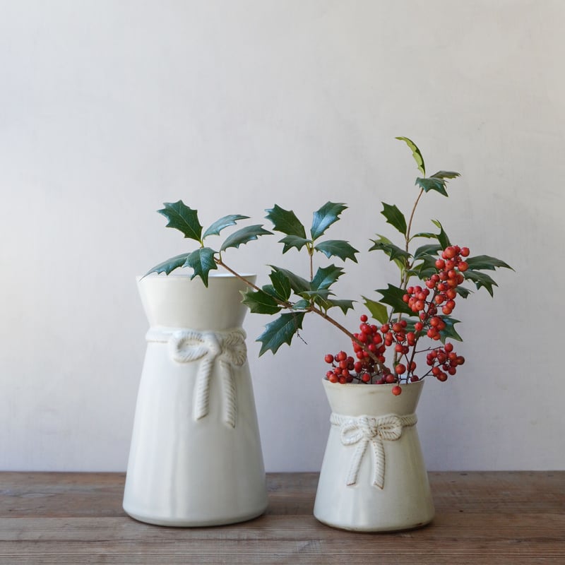 flare vase／White | sen no STORE
