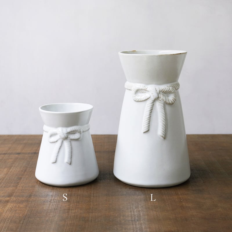 flare vase／White | sen no STORE