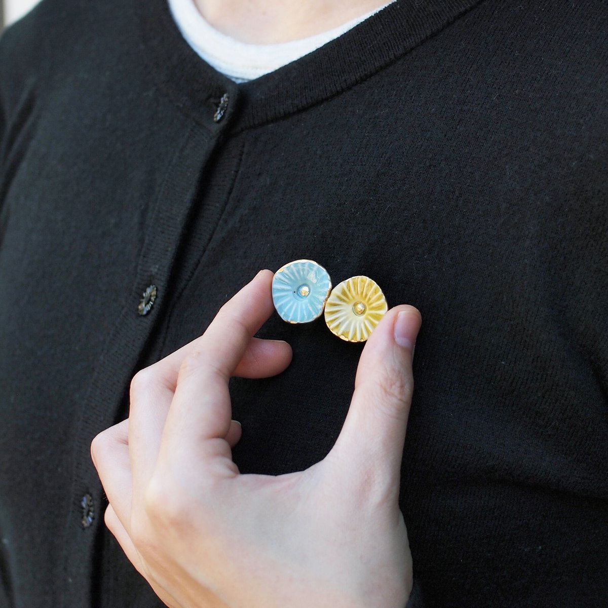 胡桃ブローチ　kei 胡桃ブローチ kei Brooch【ブローチ】 | 木tch（コッチ）