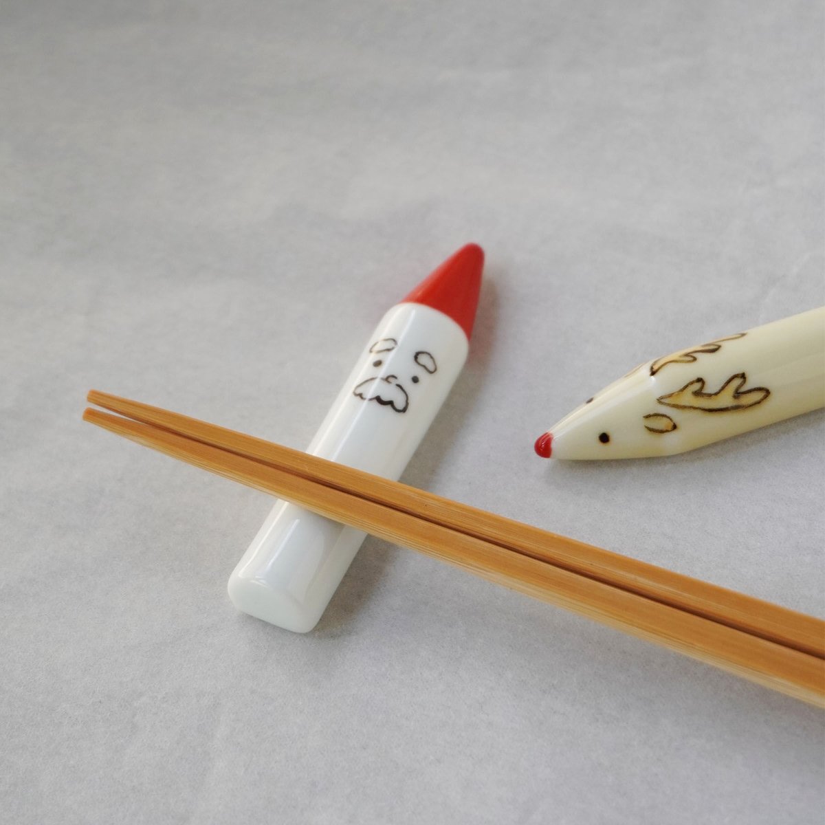 サンタ／トナカイ 箸置き | sen no STORE