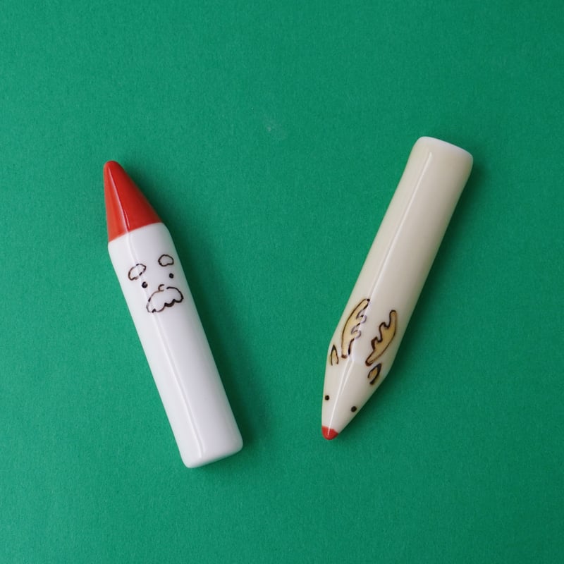 サンタ／トナカイ 箸置き | sen no STORE