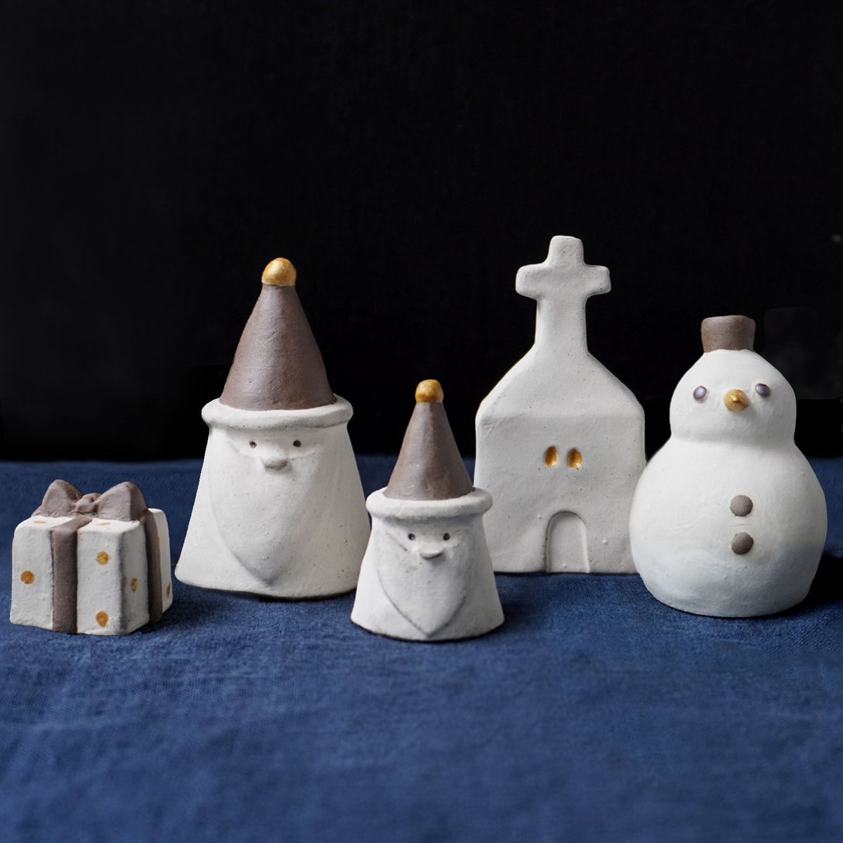 窯道具　オブジェ　雪景色 クリスマスのオブジェ | sen no STORE