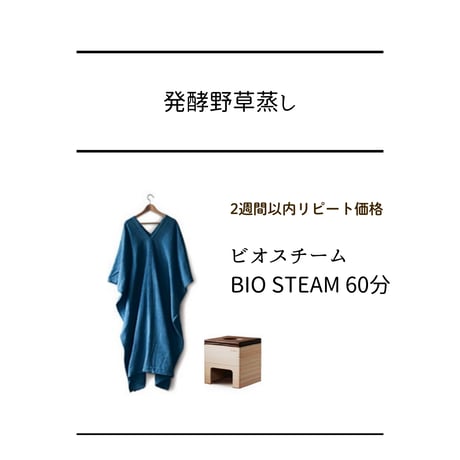 発酵野草蒸し BIO STEAM ビオスチーム （リピーター様60分）