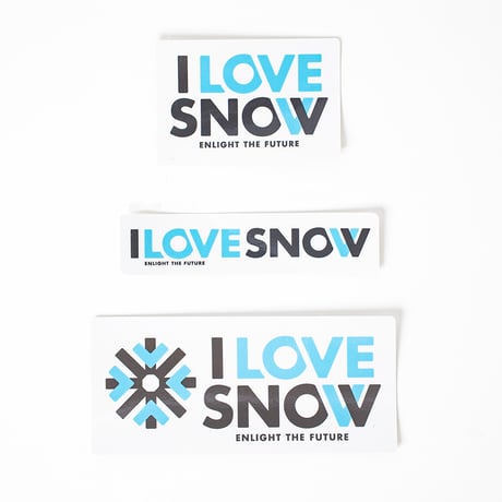 [NEW] I LOVE SNOW ステッカーミニ