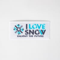 I LOVE SNOW ワッペン