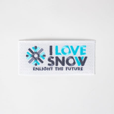 I LOVE SNOW ワッペン