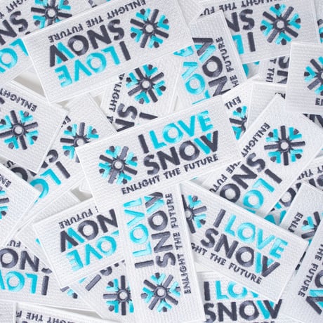 I LOVE SNOW ワッペン