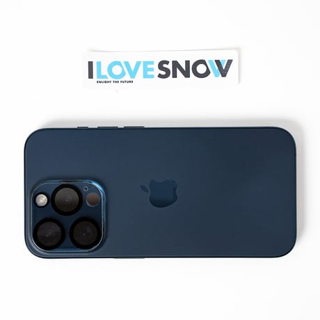 [NEW] I LOVE SNOW ステッカー横長