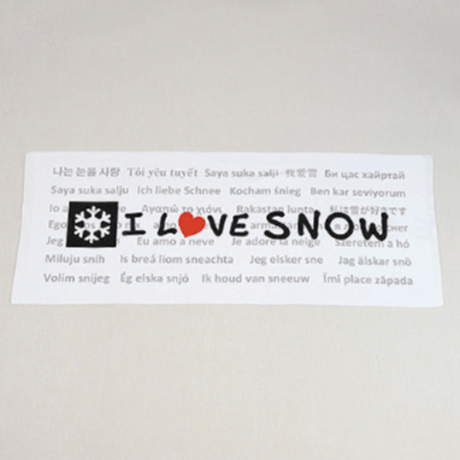 I LOVE SNOW Classic　フェイスタオル限定版