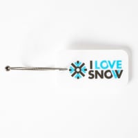 I LOVE SNOW アクリルキーホルダー