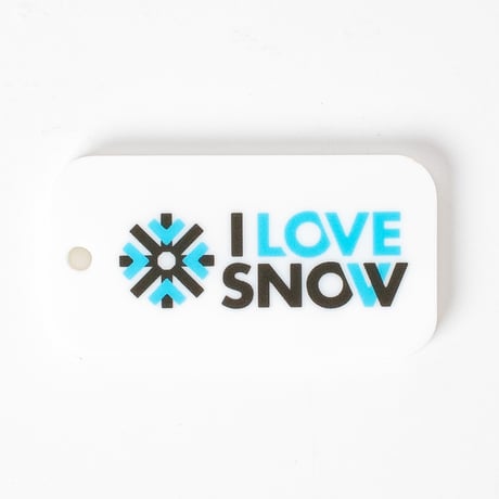I LOVE SNOW アクリルキーホルダー