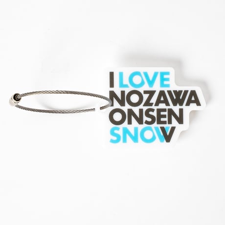 I LOVE NOZAWA ONSEN SNOW アクリルキーホルダー