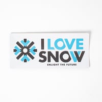 [NEW] I LOVE SNOW ステッカーBIG