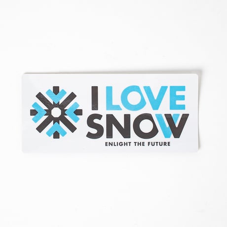 [NEW] I LOVE SNOW ステッカーBIG
