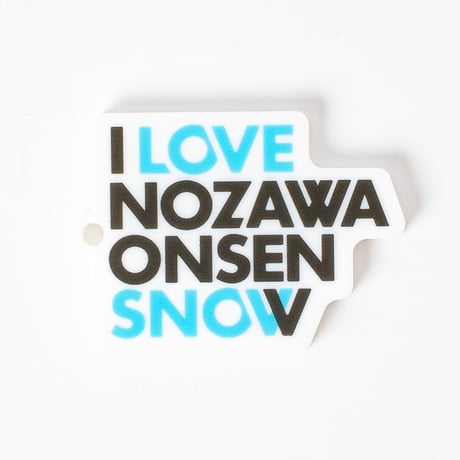 I LOVE NOZAWA ONSEN SNOW アクリルキーホルダー